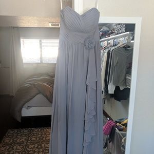 Gorgeous Barijay floorlength grey dress